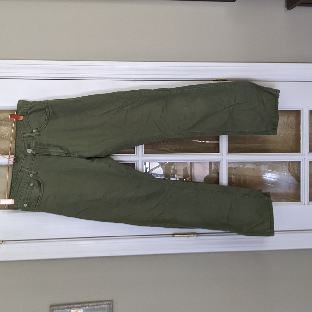 JUST REDUCED! Soft Olive Levi's 514s